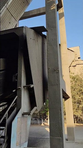 Cement Manufacturing - Clinker from Rotary Kiln to Storage Silos.