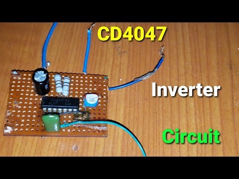 How to make powerful inverter | CD4047 inverter circuits.