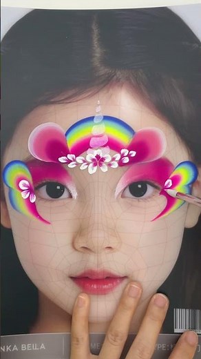 Unicorn face painting is always a favorite among kids!