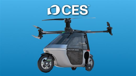 World-First Flying Electric Motorcycle Unveiled at CES 2025