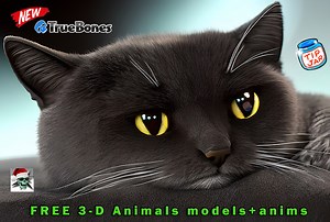 Reminder: More New FREE Animals   Animations, Only from Truebones.