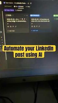 Automate your LinkedIn post using #claude ai
