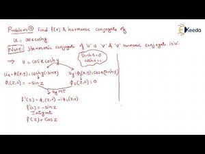Finding Analytic Function F(z) Problem 2 - Complex Variable - Engineering Mathematics 3