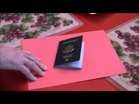 DIY RFID Proof Passport Sleeve
