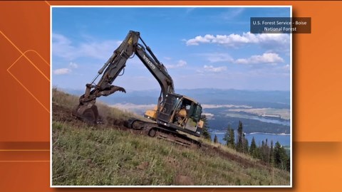 Rock Fire still burning near Cascade