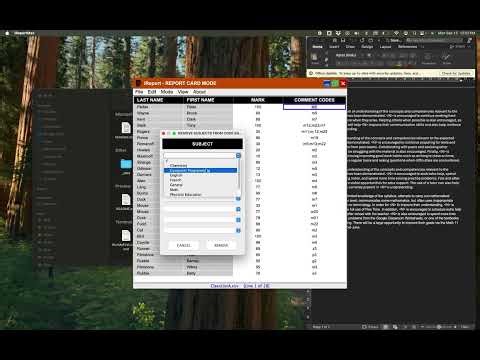 Creating Comment Codes in iReport