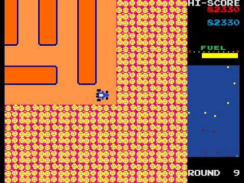 Arcade Game: New Rally X (1981 Namco)