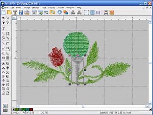 Lettering and Editing 1 in Forte Digitizing Software