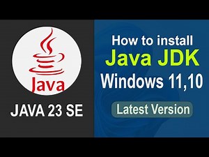 How to install Java JDK 23 on Windows11 | Java Tutorial for Beginners
