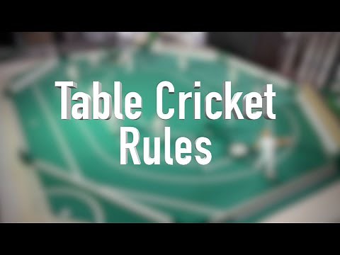 Table Cricket Rules: How To Play This Miniature Table Top Game