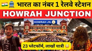 India’s Busiest Railway Station 😱 | Howrah Junction | Jsk_travelogue