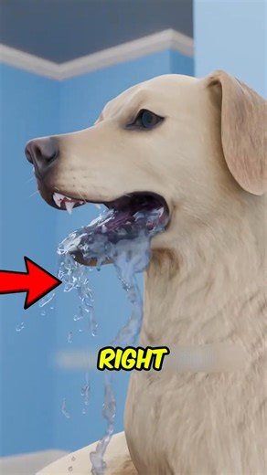 If You Ever Wondered How Dogs Really Drink Water… This Is the Truth