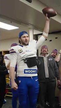 Exclusive Access | Postgame Victory Speech Following Win Over Steelers! #shorts #nfl #buffalobills