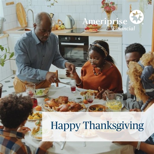 On this day, and every day, we are grateful to our advisors, clients, partners and employees. Wishing everyone a very Happy Thanksgiving! | Ameriprise Financial