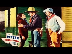 Trouble in Texas (1937) — Full Movie | Tex Ritter, Rita Hayworth | Western / Action / Singing Cowboy