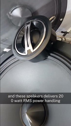 ALPINE CAR COMPONENT SPEAKER DM-65C and SPG-17CS #alpine #alpineindia #alpineaudio