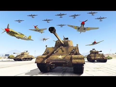 D-DAY ARMY INVASION in GTA Online!