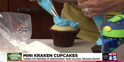 These “Ruby Gillman, Teenage Kraken” themed cupcakes are the perfect treat for your kids