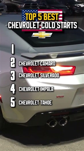 Top 5 Best Chevrolet Cold Starts