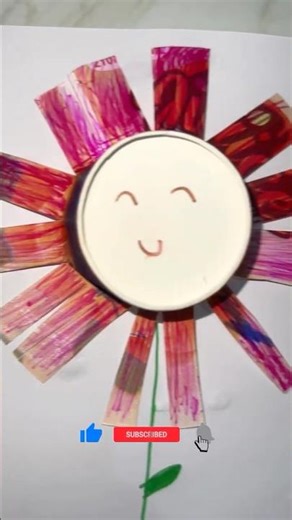 Paper Cup Magic | Rainbow Colour Flower | Short 61 | #diy