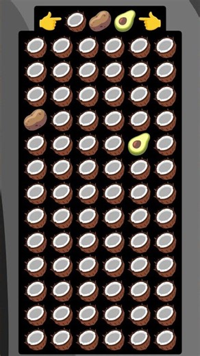 Find The Odd Emoji out!🥥🥔🥑#viralvideo #statusvideo