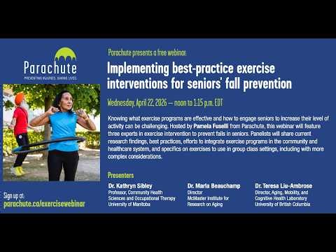 Implementing best-practice exercise interventions for seniors' fall prevention