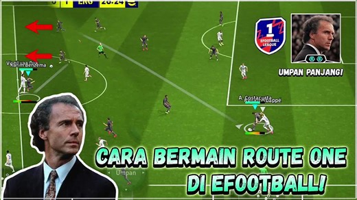 Tips Cara Bermain Route One di eFootball Mobile