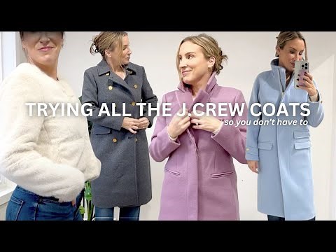 I tried all the J.Crew coats so you don't have to | J.Crew Coats Haul 2024