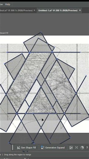 triangle based logo dm for designs