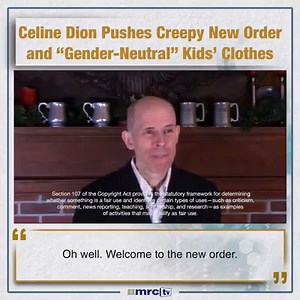 257K views · 1.7K reactions | Gender neutral kids clothing? That's the latest bizarre venture from singer Celine Dion. Because what every kid needs, is clothing that won't delineate their biological gender. #sarcasm | MRCTV | Facebook