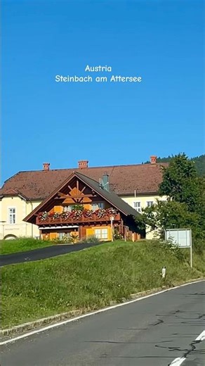 📍Attersee #austria #travel #autumn #landscape #road #roadtrip #beautifuldestinations #countryside