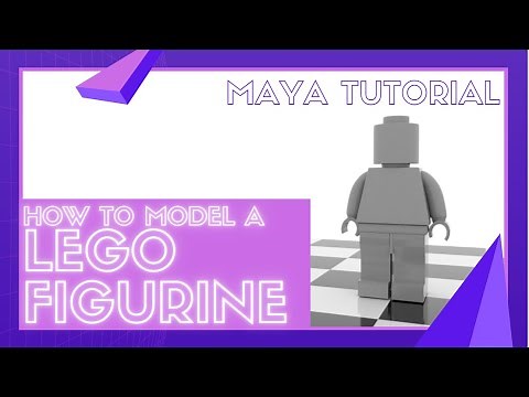 Modeling a Lego Figurine - Maya Tutorial