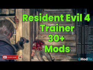 Resident Evil 4 trainer 30+ mods/Trainer easy install..!