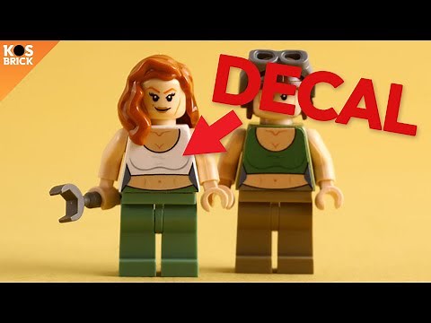 Lego Minifigure Custom Decals (Tutorial)