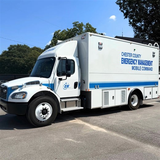 🚨 On the Move with Chester County Emergency Management 🚨 We recently toured the Emergency Management Mobile Command Unit, a vital resource that helps keep Chester County safe and prepared. This state-of-the-art unit allows our first responders to coordinate effectively during emergencies, large events, and natural disasters—bringing command capabilities right to the scene when every second counts. This project was funded by the Chester County Penny Sales Tax Project, showing once again how you