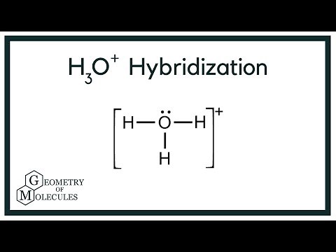 H3O+ (Hydronium Ion) Hybridization Explanation