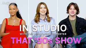 5.3K views · 33 reactions | The cast of the 'That '70s Show' spinoff 'That '90s Show,' including Callie Haverda, Ashely Aufderheide, Sam Morelos, Mace Coronel, Maxwell Acee Donovan & Reyn Doi, stopped by The Hollywood Reporter's studio to chat all about the show's new season. Warning: this video contains spoilers for the first half of part 2! | The Hollywood Reporter | Facebook
