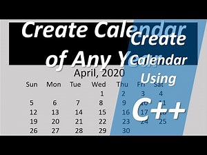 How to Create Complete Year Calendar in C++ Urdu Hindi | Create Calendar Using C++ Urdu Hindi Easy