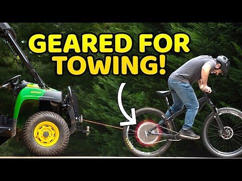 LOW geared bike can tow and climb like a beast! Is this stupid or genius?