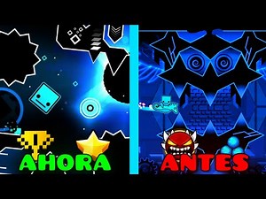 Niveles con versiones Antiguas de Geometry Dash...