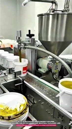 Automatic Liquid Filling Machine 20 L Hopper with ±1% Accuracy 30 Bottles per Minute