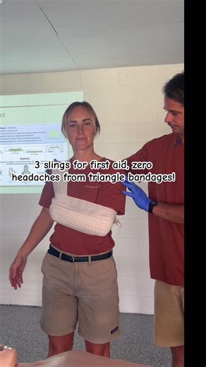 3 slings for first aid without a tricky triangular bandage! (Thank us later!) #firstaid