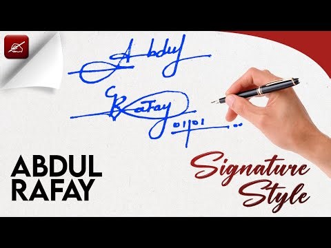 Upgrade Your Signature FAST | 3 Easy Styles | Abdul Rafay Signature Request Done