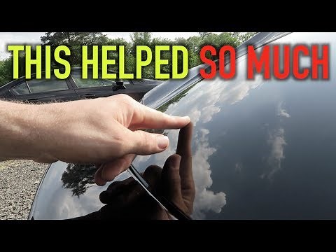 HOW TO REMOVE GHOST LETTERING AFTER DEBADGING YOUR PORSCHE OR ANY CAR