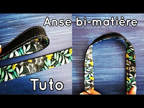 Coudre une Anse Bi-matière - Tuto DIY