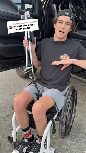 Jared Stolz on Instagram: "HOW IM ABLE TO DRIVE A CAR WITH HAND CONTROLS! #paralyzed #buddyboy805 #spinalcordinjury #disabled #wheelchair"