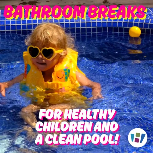 2.7K views · 19 reactions | Even if your child is wearing a swim diaper, remember to take bathroom breaks and check diapers to keep harmful germs out of the pool! | Washington State Department of Health | Facebook