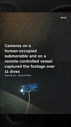Rare Titanic underwater footage revealed