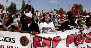 In Cleveland, Rallies for and Against Trump