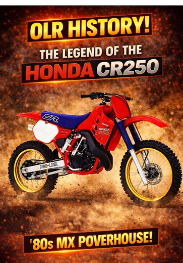 The CR250 didn’t ask for respect… it demanded it 😤🔥 Two-stroke snap. Championship DNA. Would you take this over a modern 450? #dirtbike #motorcycle #onelungracing